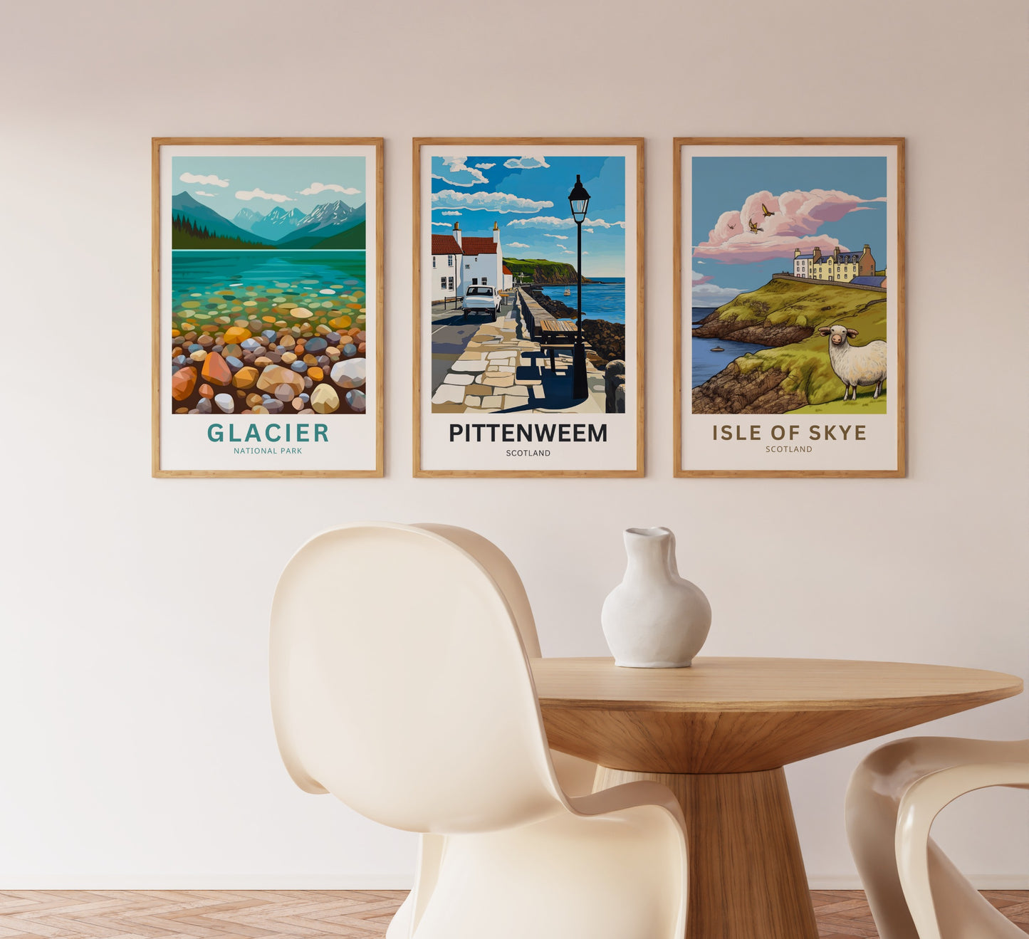 Pittenweem Travel Poster - Coastal Life