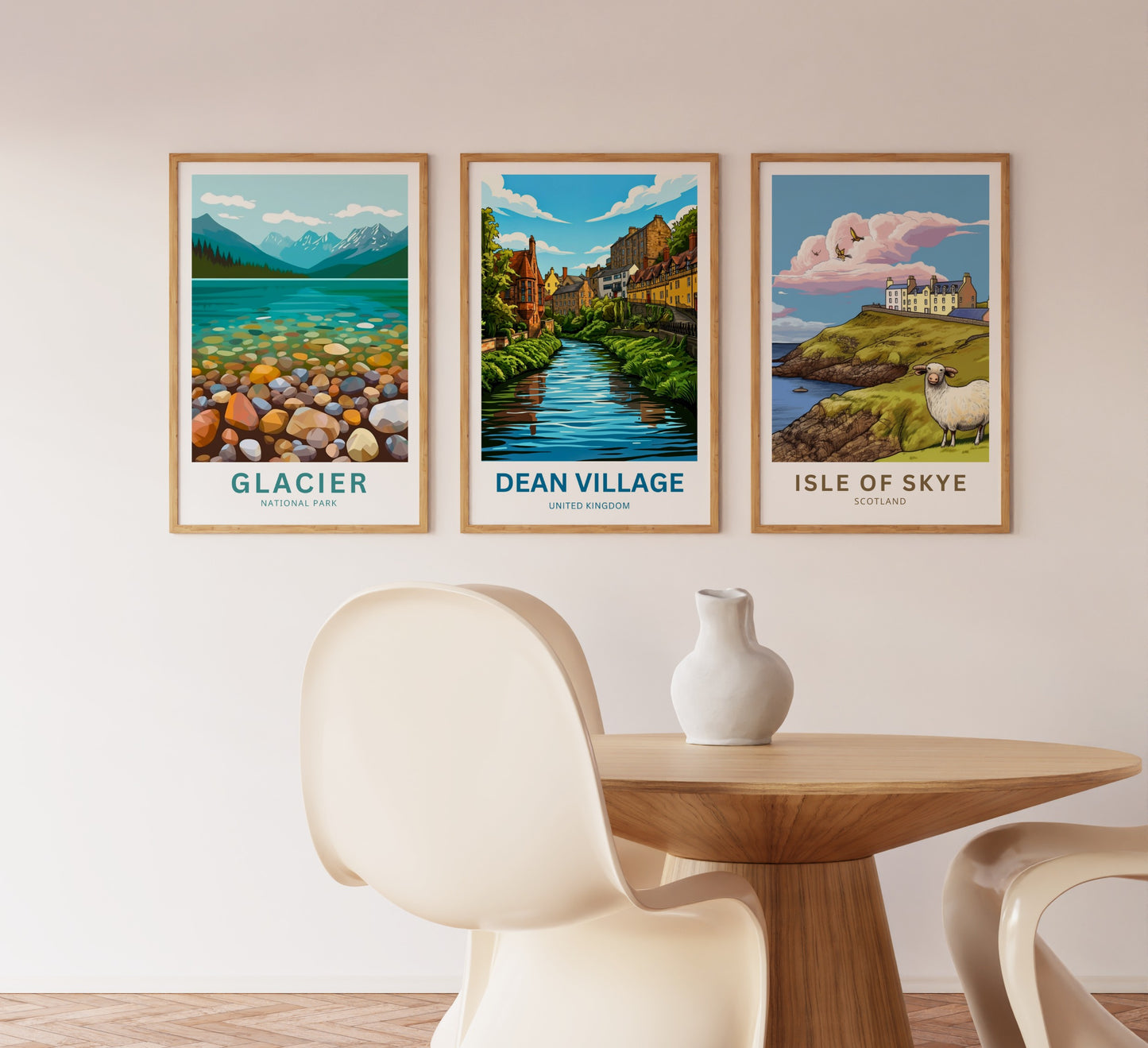 Dean Village Travel Poster - Edinburgh’s Secret Gem