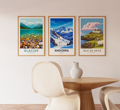 Andorra Travel Poster- Captivating Ski Resort