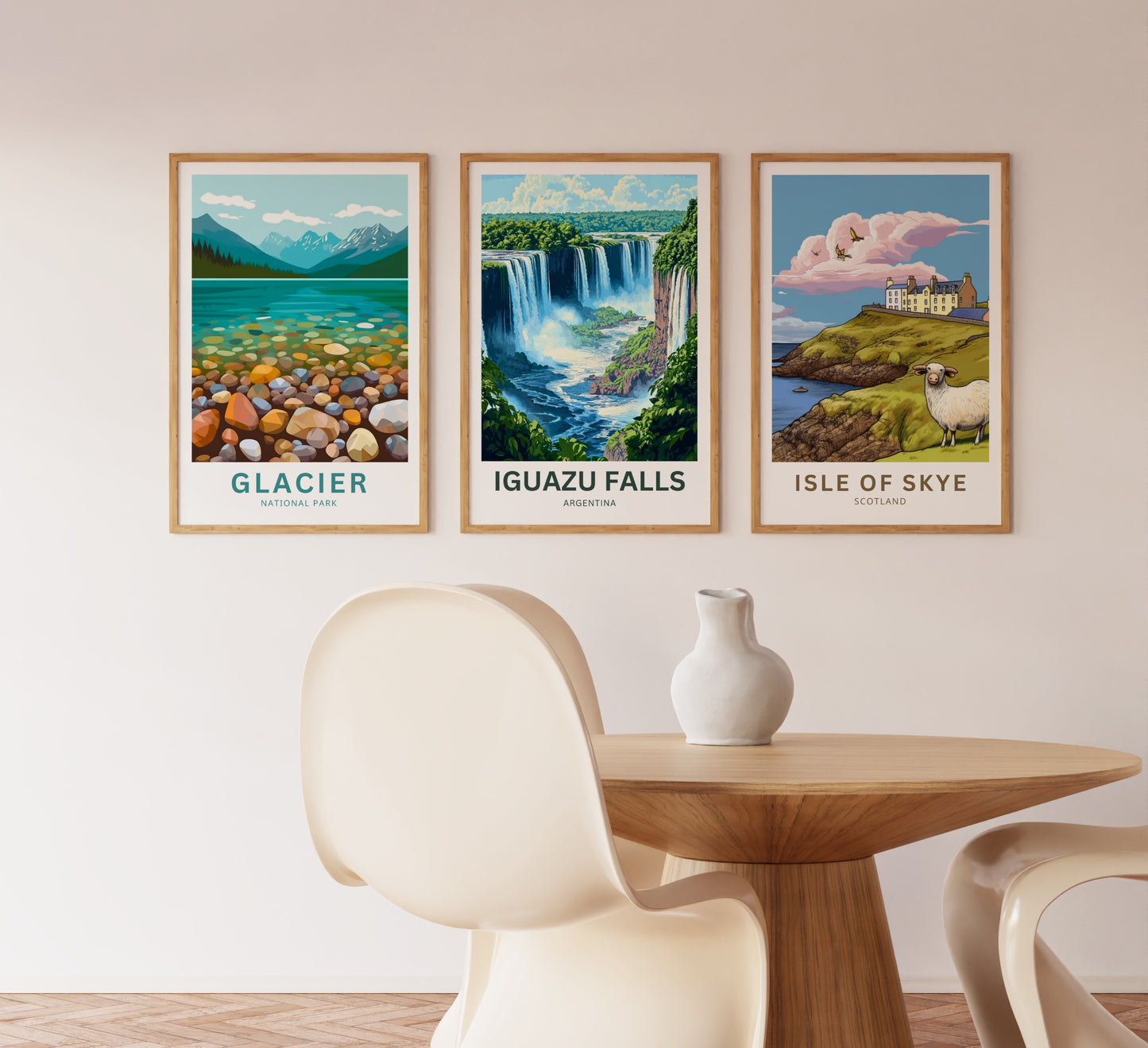 Iguazu Falls Travel Poster - A Horizon Like No Other