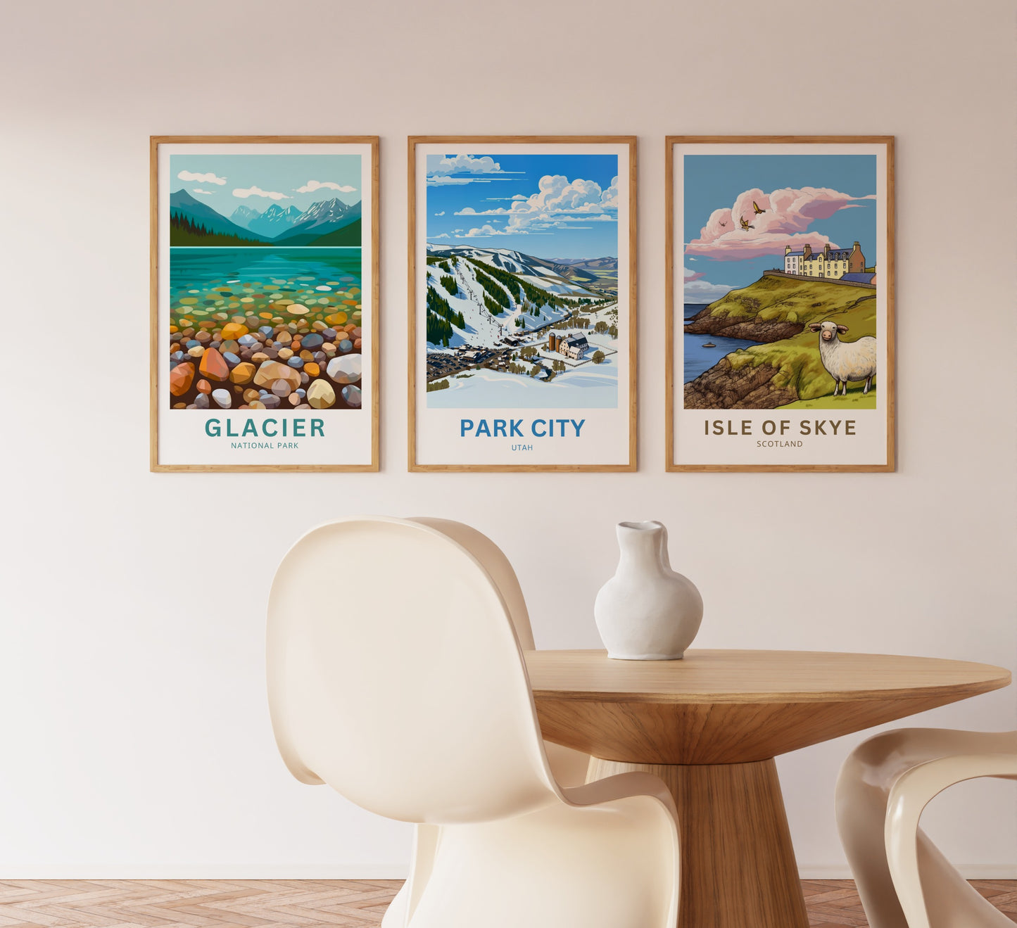 Park City Travel Poster - Ski Mountain View