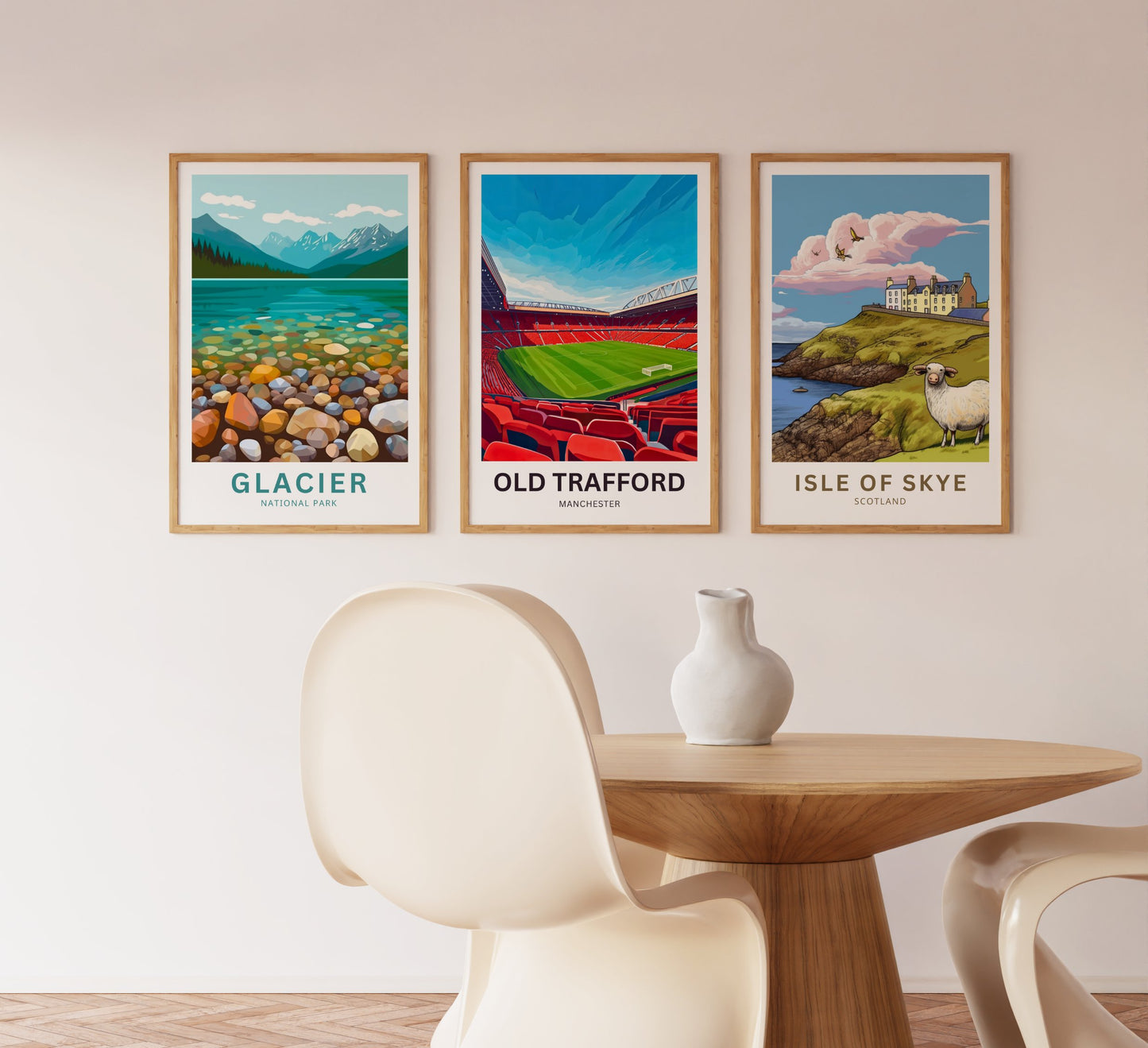 Old Trafford Travel Poster- England