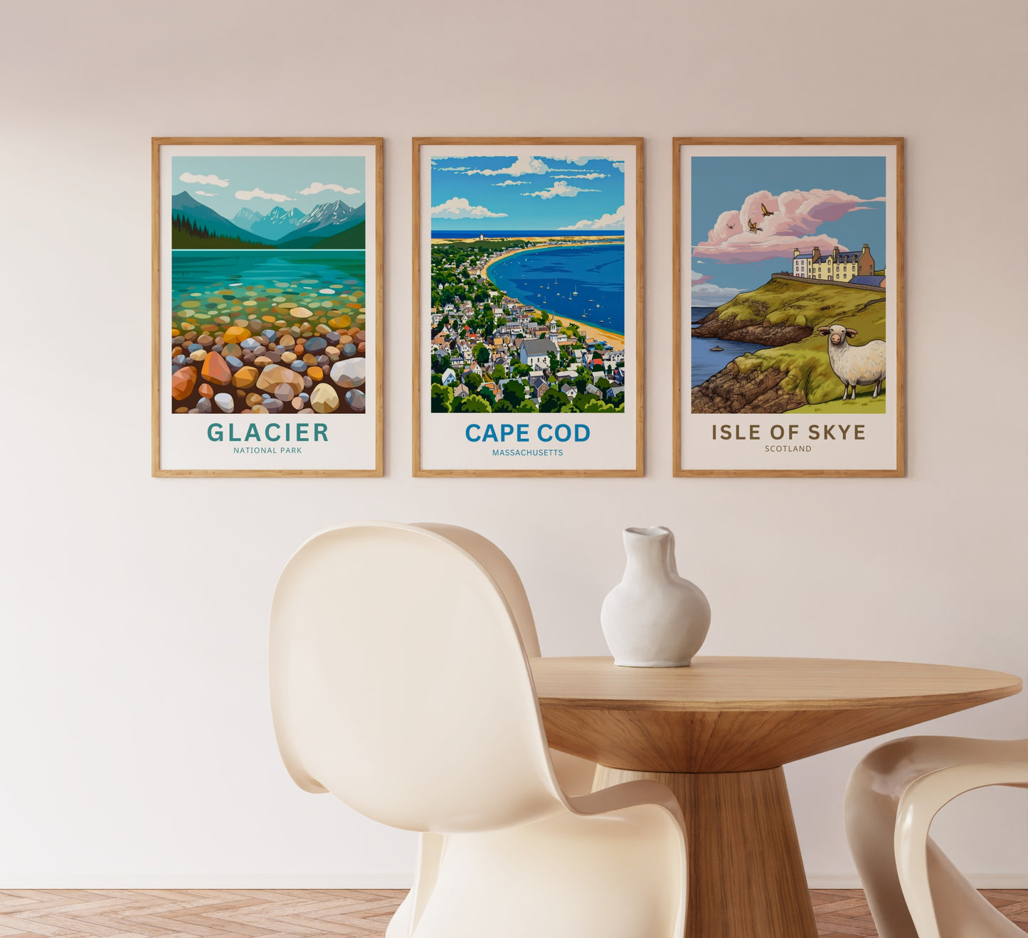 Cape Cod Travel Poster - Harbors & Horizons