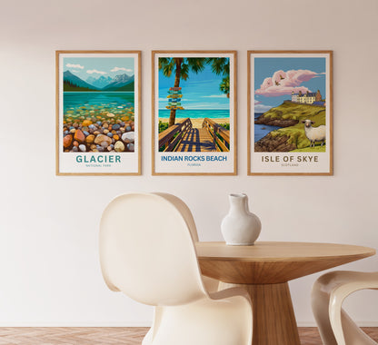 Indian Rocks Beach, Florida Travel Poster - Paradise