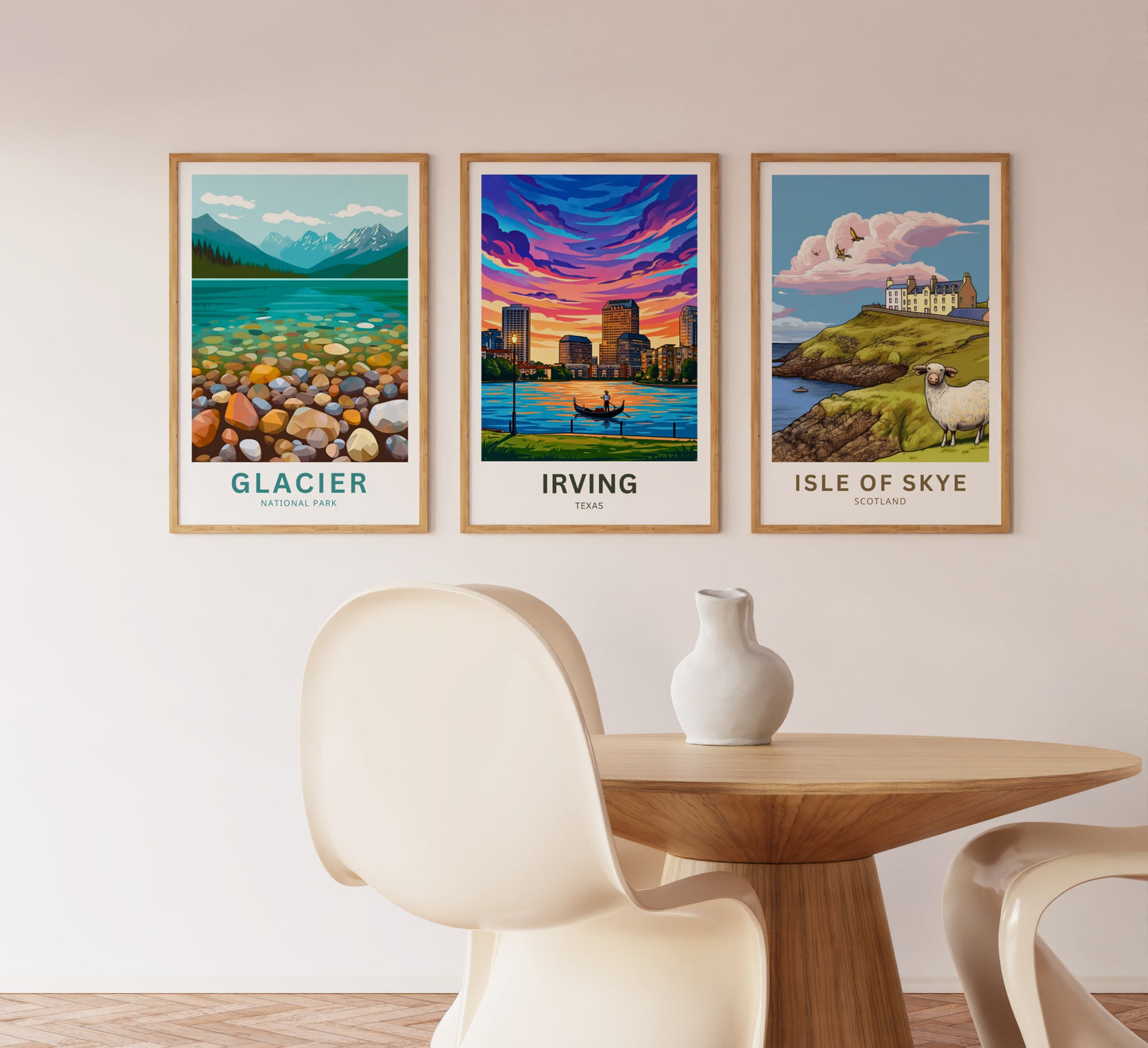 Las Colinas Irving, Texas Travel Poster - Dallas Metroplex