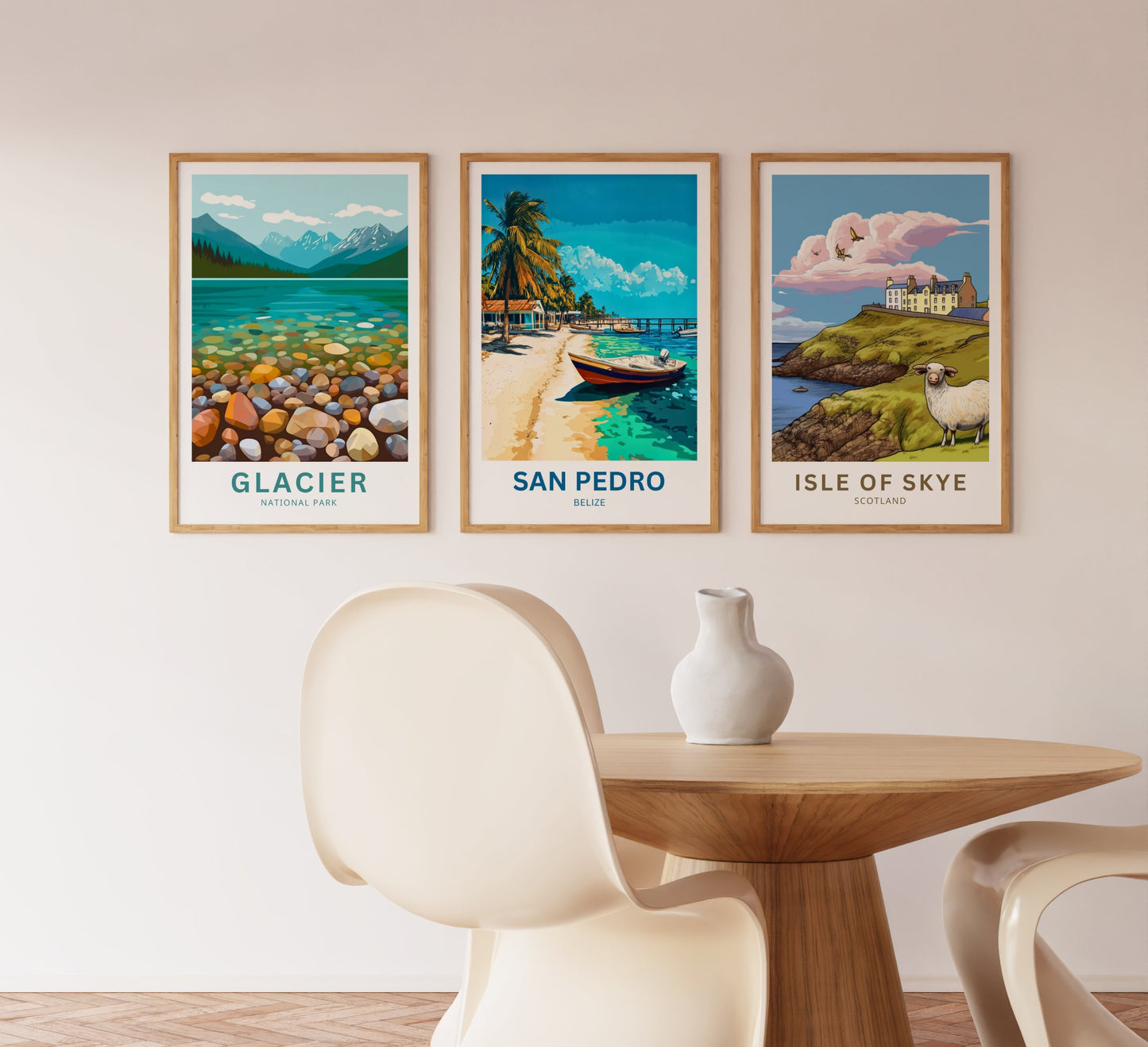 San Pedro, Belize Travel Poster