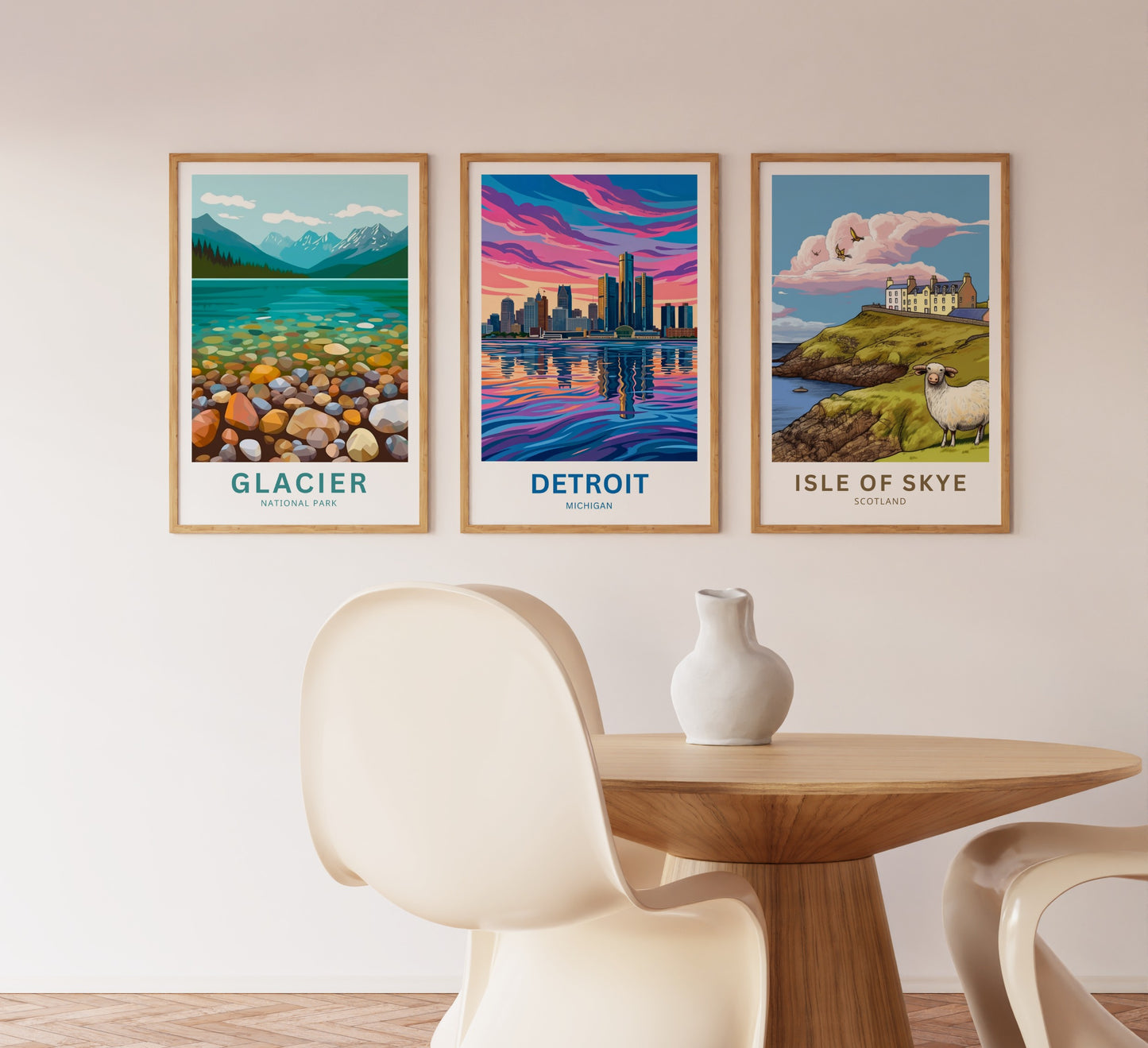 Detroit Travel Poster