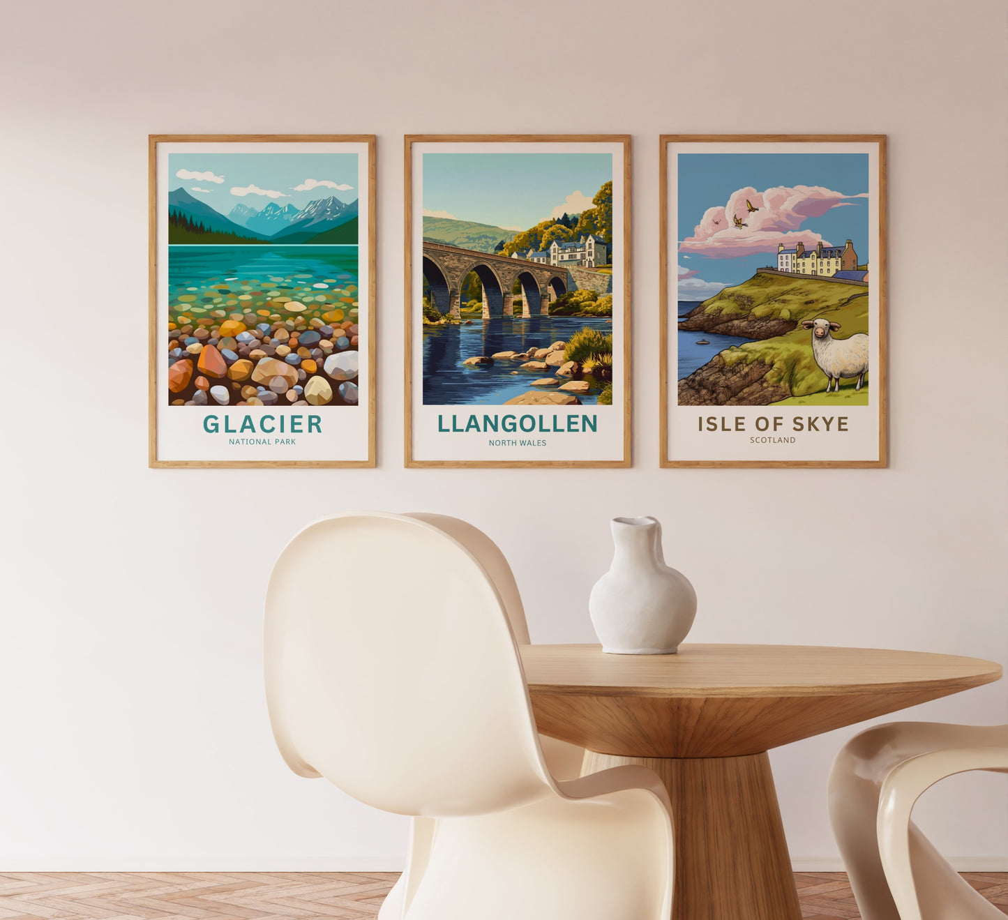 Llangollen Travel Poster - Heritage Bridge