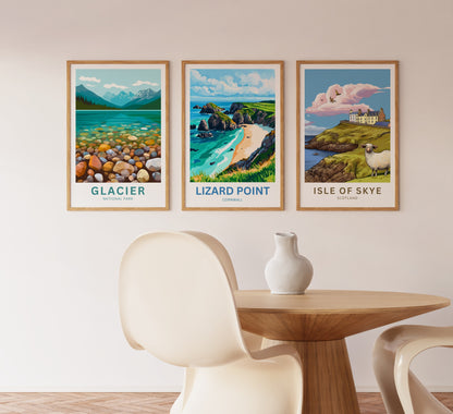 Lizard Point Travel Poster - Coastal Beauty