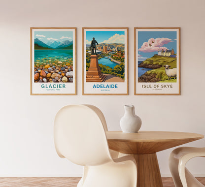 Adelaide Travel Print - Overlooking View