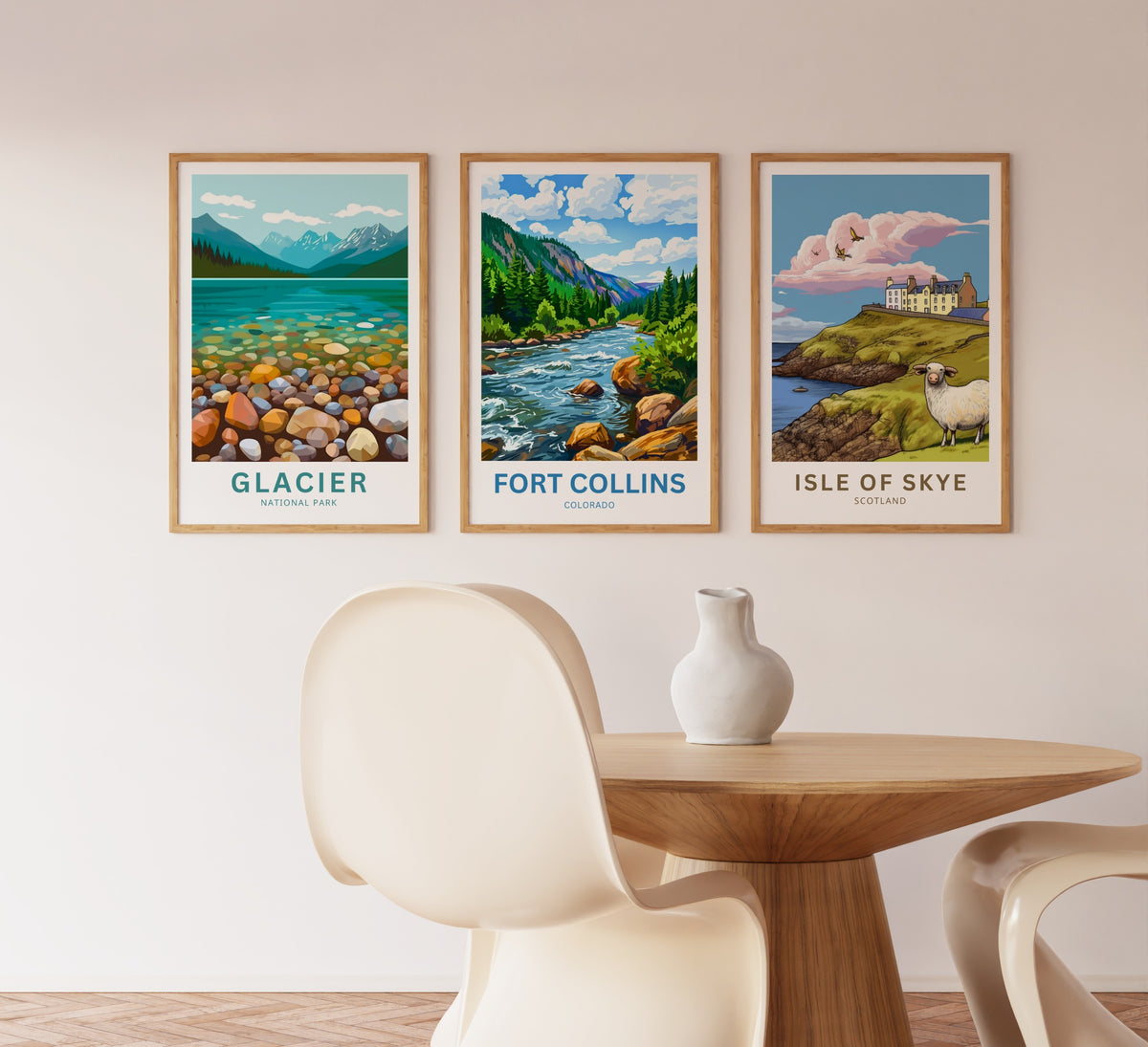 Fort Collins Travel Poster