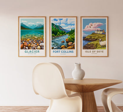 Fort Collins Travel Poster