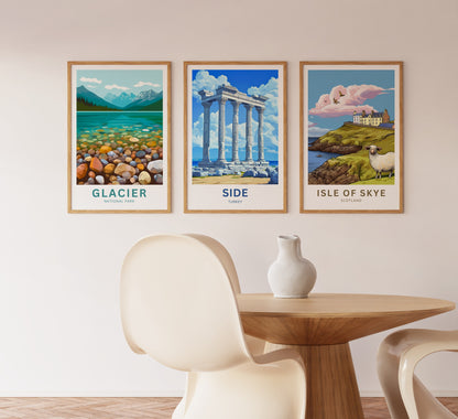 Side, Turkey Travel Poster