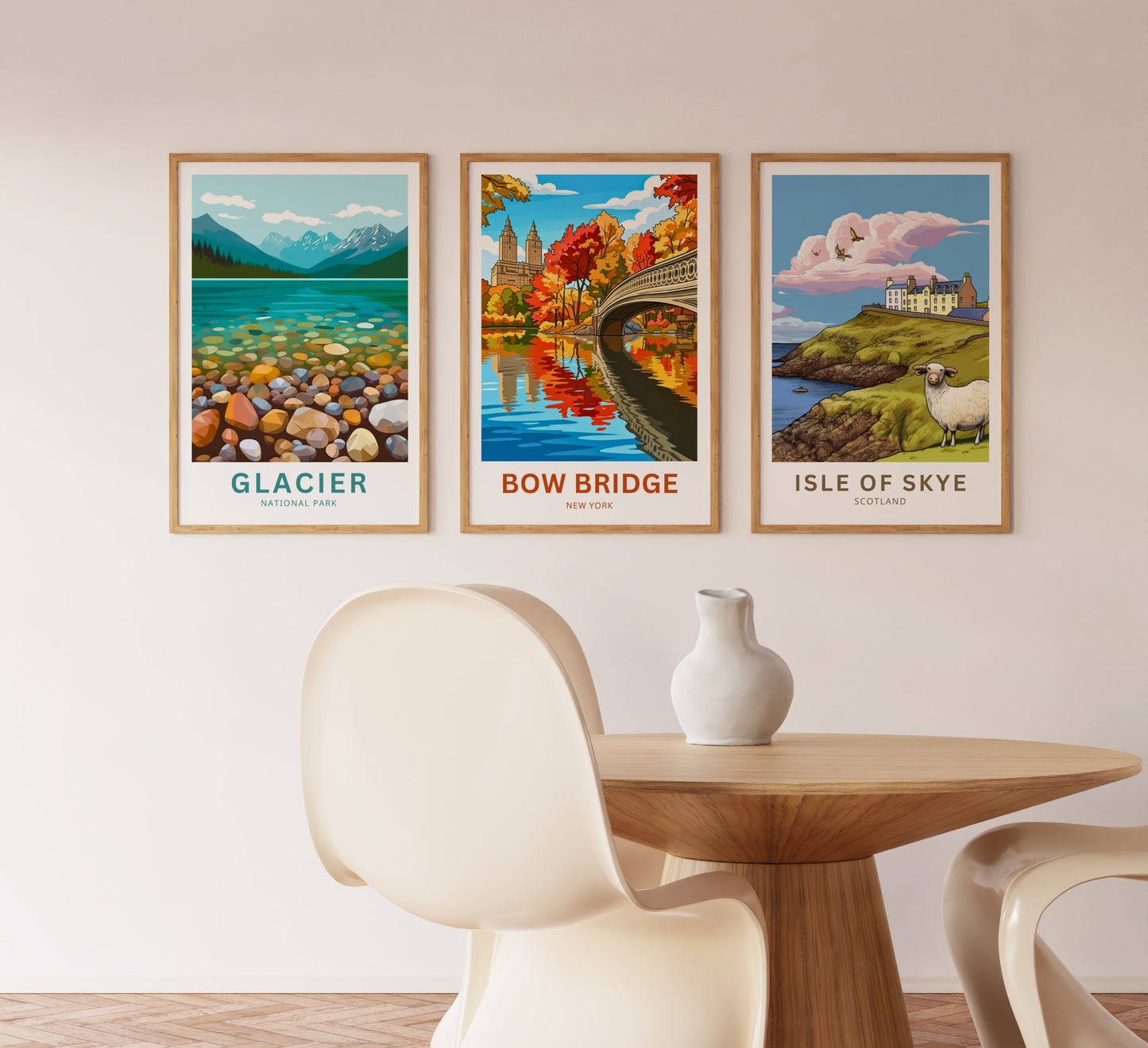 Bow Bridge  Travel Poster - Heart of Central Park