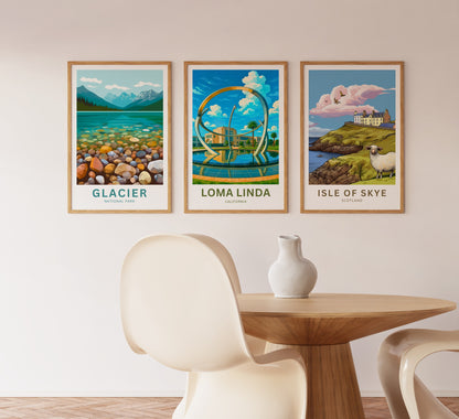 Loma Linda Travel Poster  - Campus University