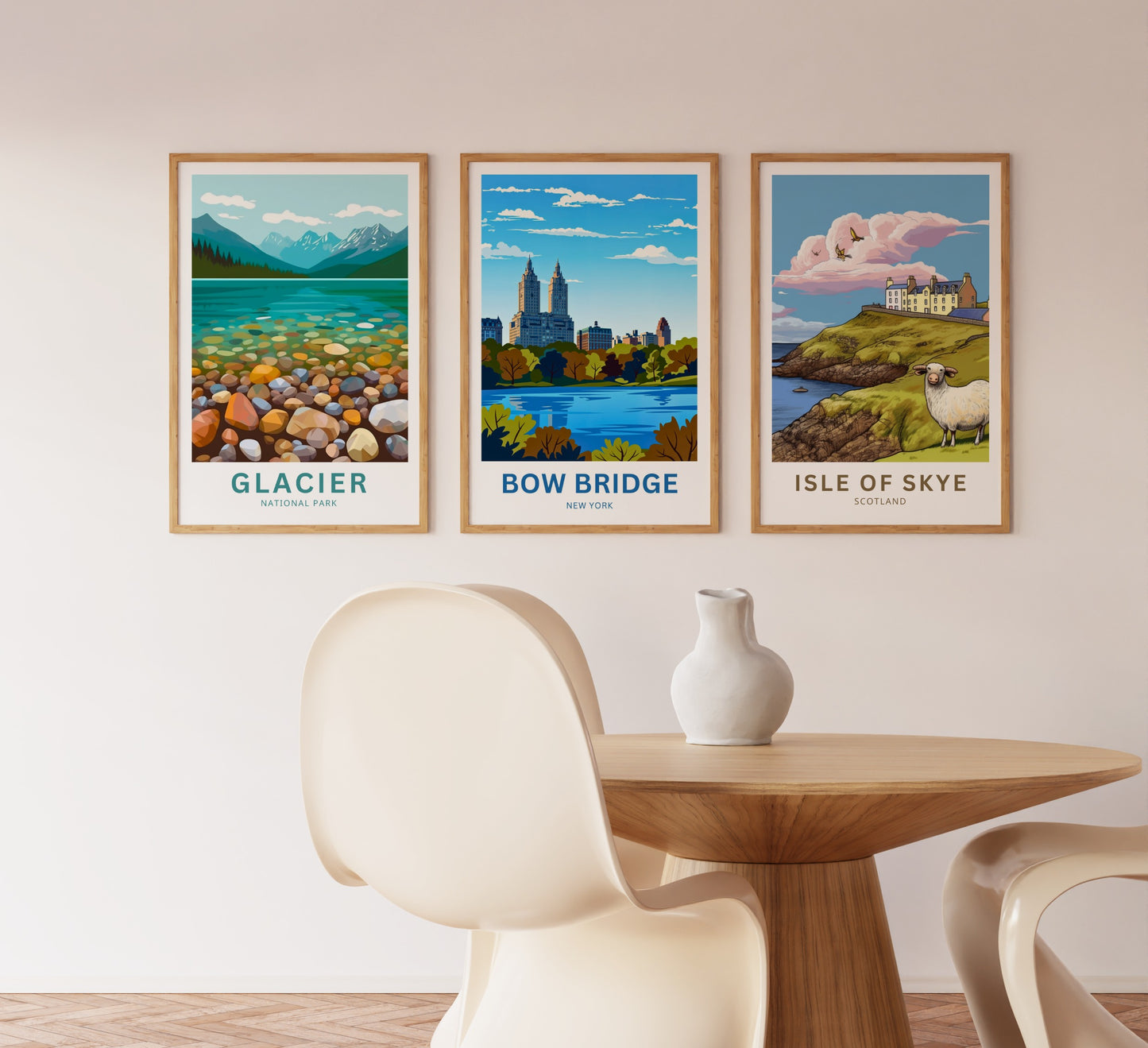 Central Park Bow Bridge  Travel Poster - Captivating View