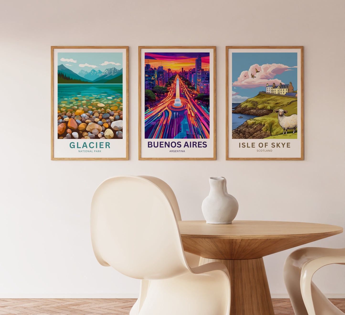 Buenos Aires Travel Poster - The Heart of Argentina