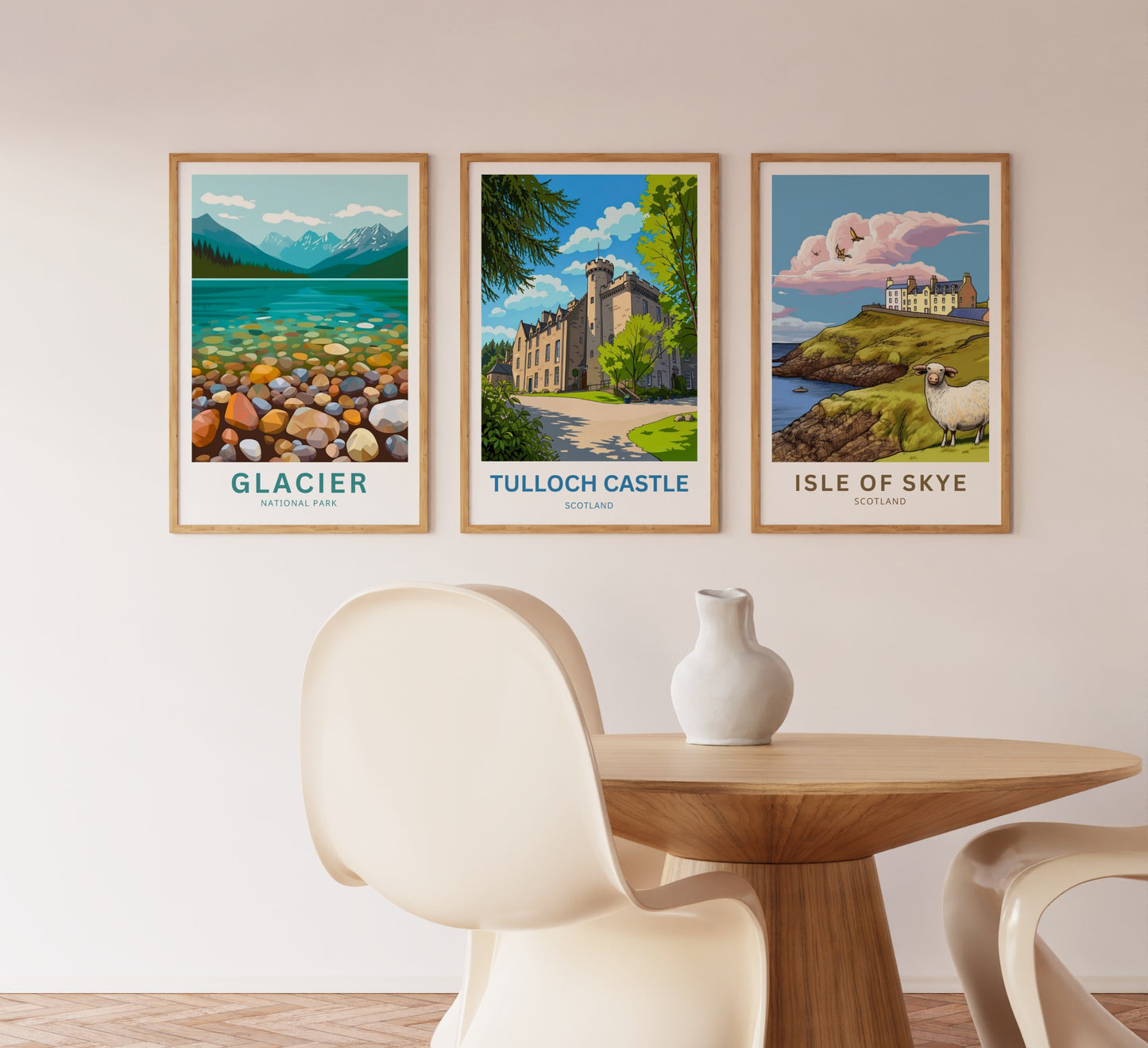 Tulloch Castle Travel Poster - Scotland