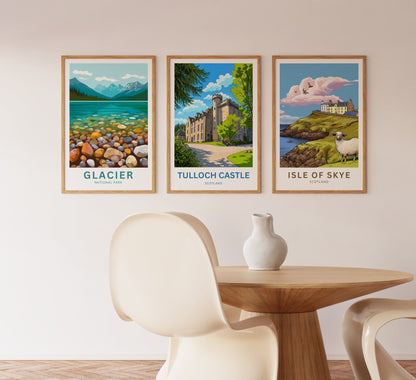 Tulloch Castle Travel Poster - Scotland