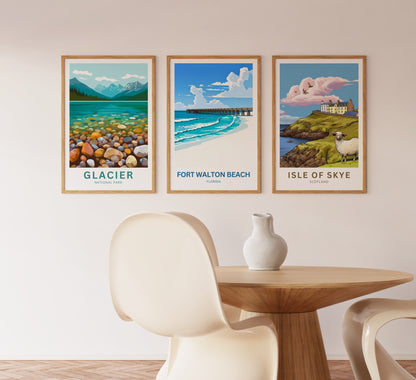 Fort Walton Beach Travel Poster - Paradise Calling