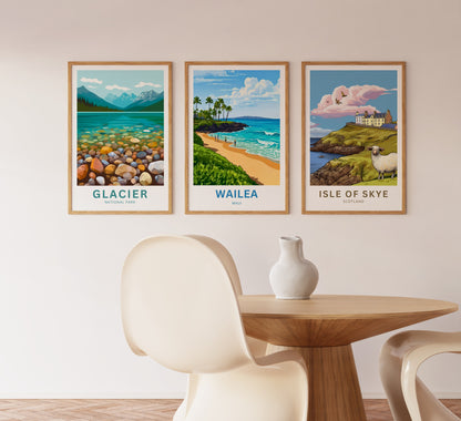Wailea Travel Poster -  South Shore, Hawaii