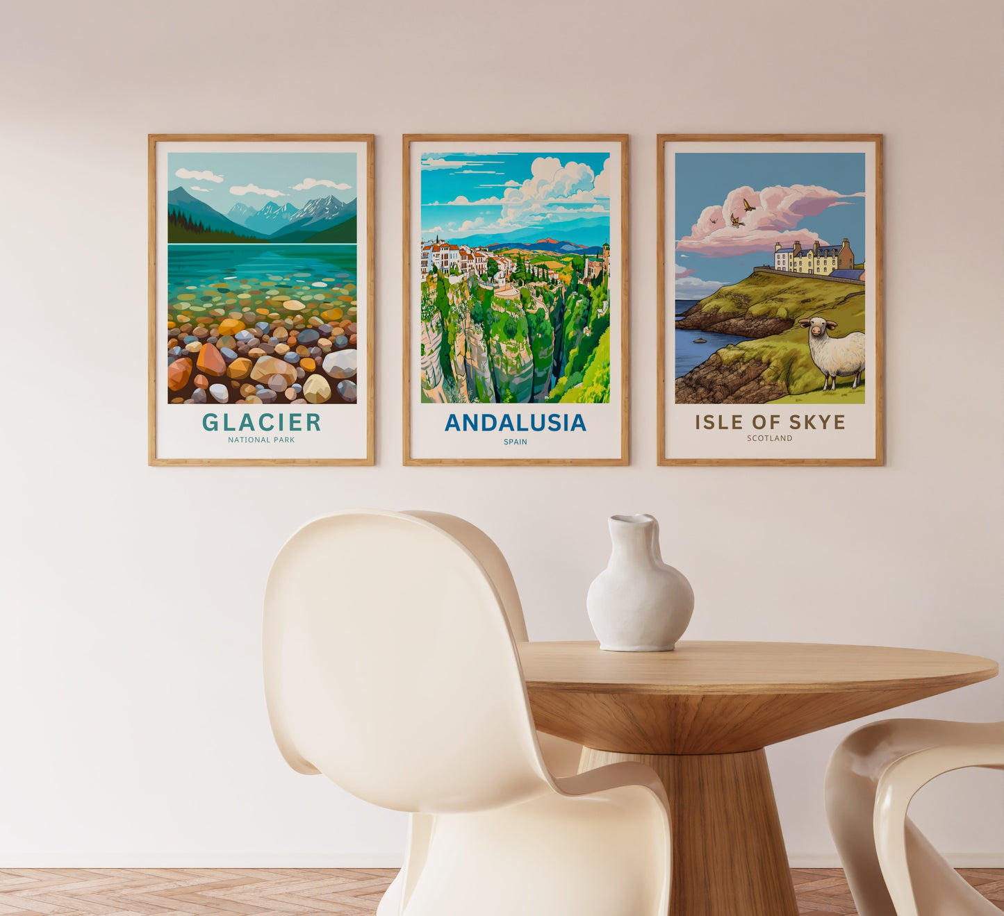 Andalusia Travel Poster - Olive Grove Lands