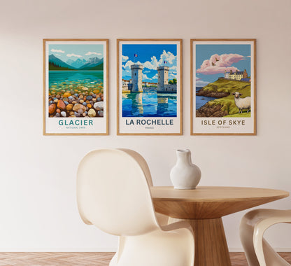 La Rochelle Travel Poster - France