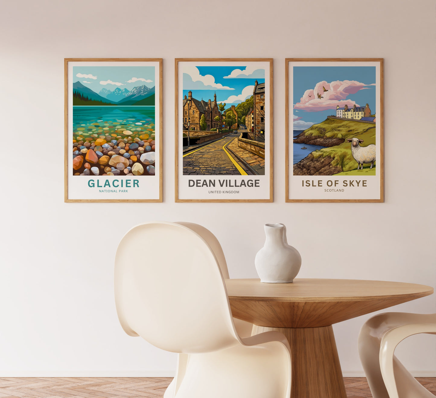 Dean Village Travel Poster - Edinburgh’s Quiet Side