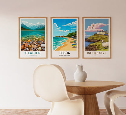 Sosúa Travel Poster- Mesmerizing Shores and Waters