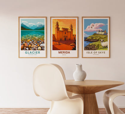 Mérida Travel Poster -  Soul of the Yucatán