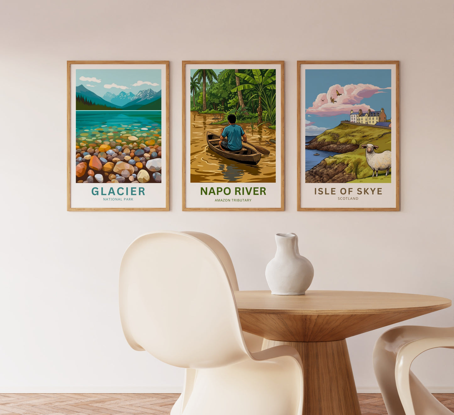 Napo River Travel Poster - Wildlife