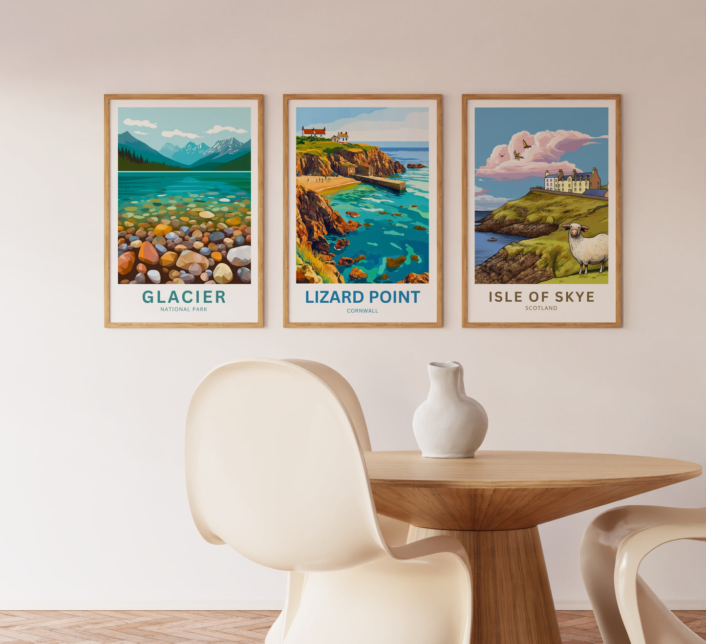 Lizard Point Travel Poster - Cornwall, England