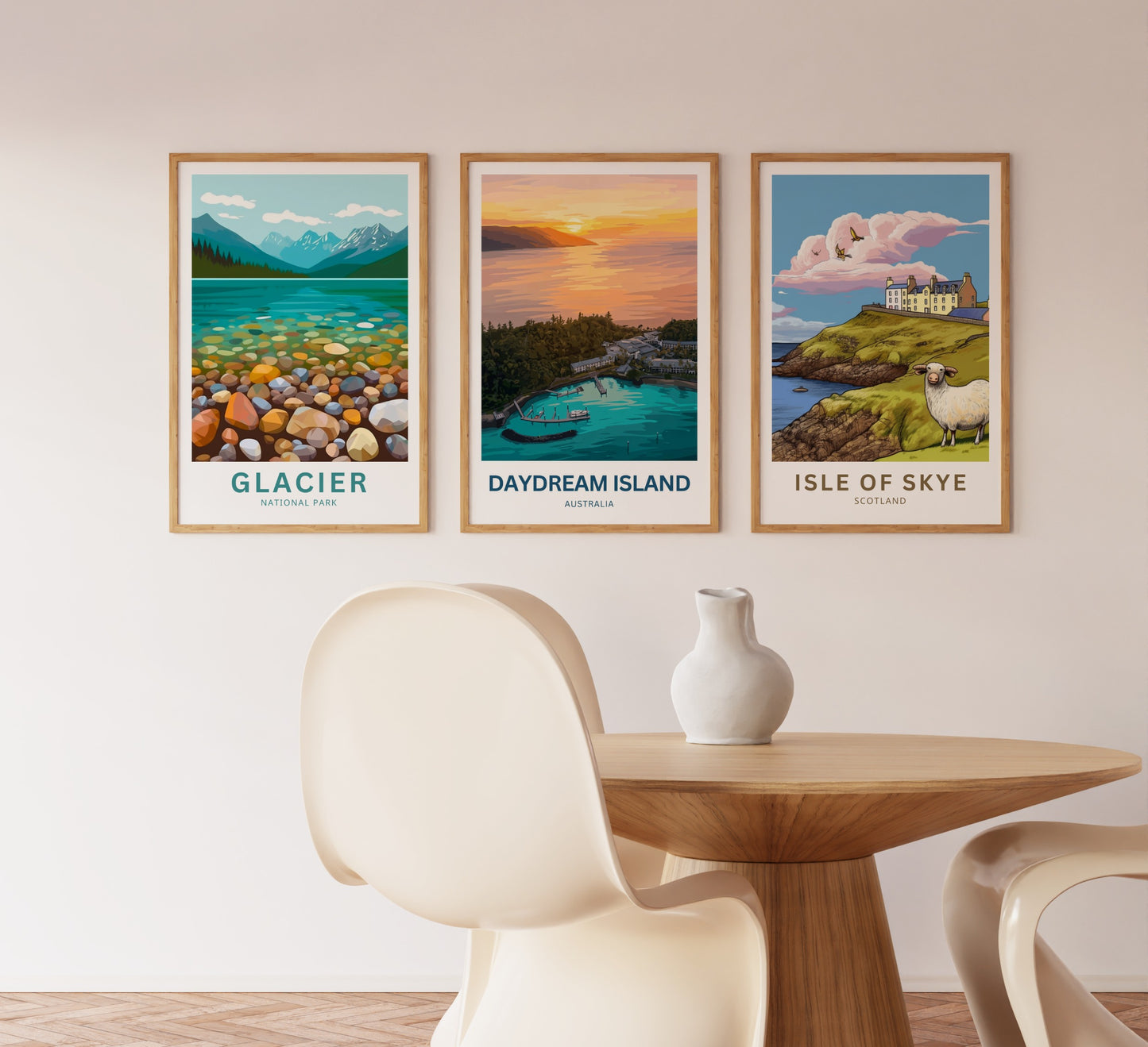 Daydream Island Travel Poster - Island Horizons