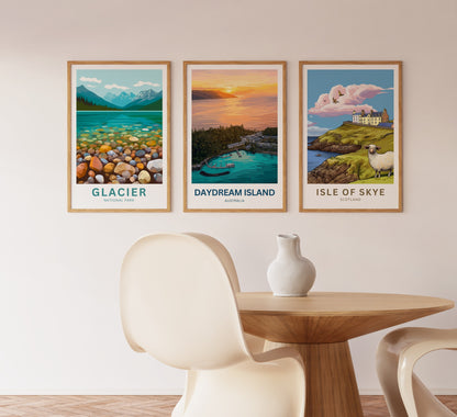Daydream Island Travel Poster - Island Horizons