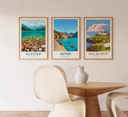 Kotor Travel Poster -   Bayfront Beauty
