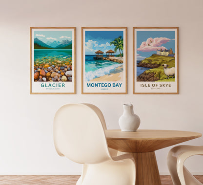 Montego Bay Travel Poster - Bay Horizon – Blue Beyond