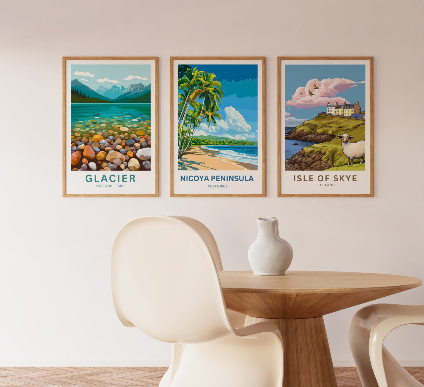 Nicoya Peninsula Travel Poster  - Mesmerizing Waters and Natures of Costa Rica