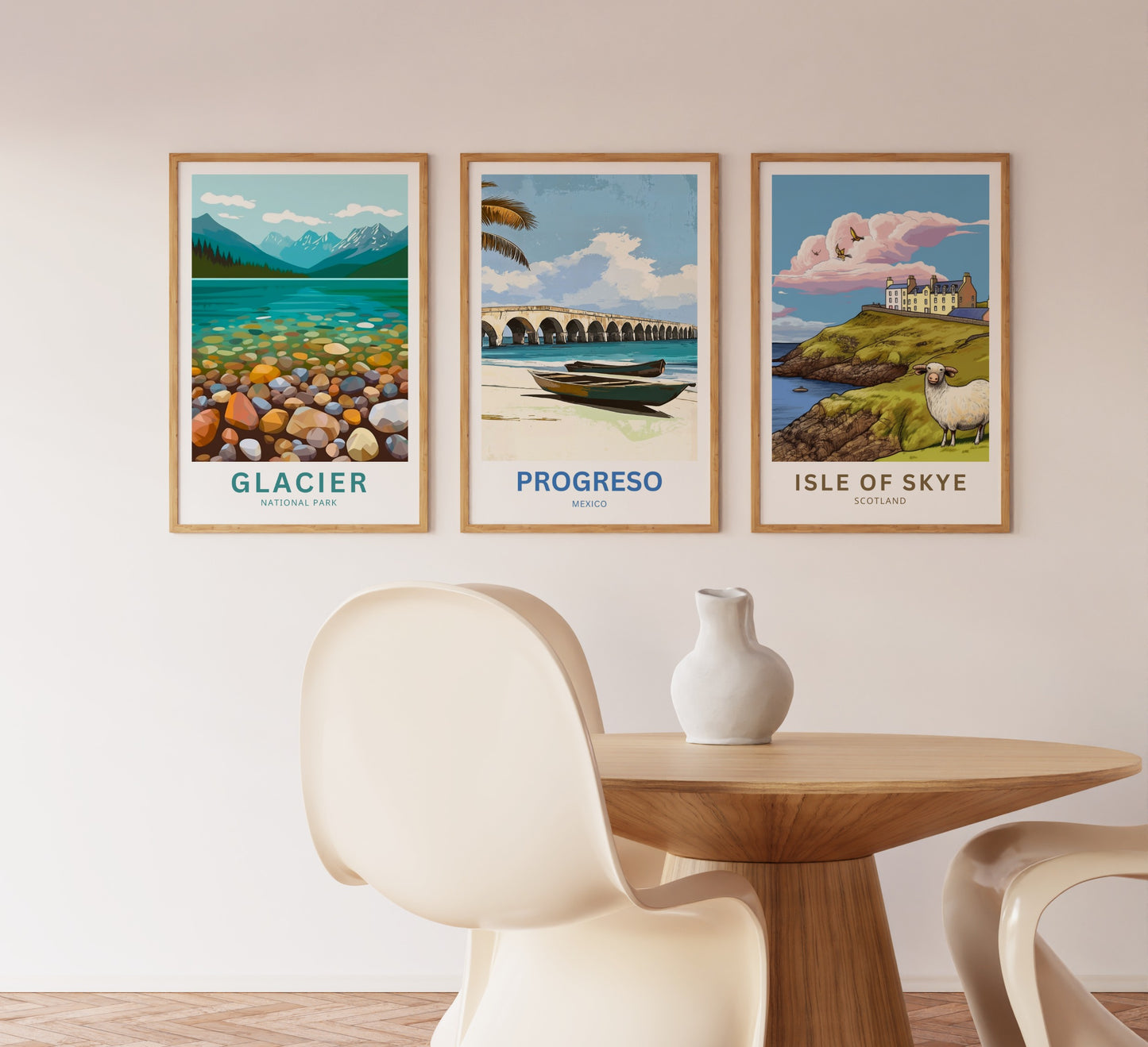 Progreso Travel Poster -  Mexico Endless Pier, Endless Summer