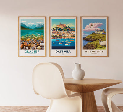 Dalt Vila Travel Poster - Charm Ibiza’s A Mediterranean Masterpiece