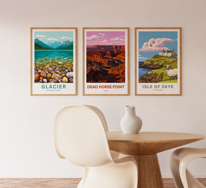 Dead Horse Point Travel Poster - Mesmerizing Overlook View