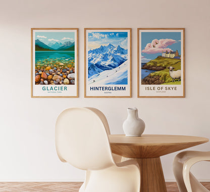 Hinterglemm Travel Poster  - Austria