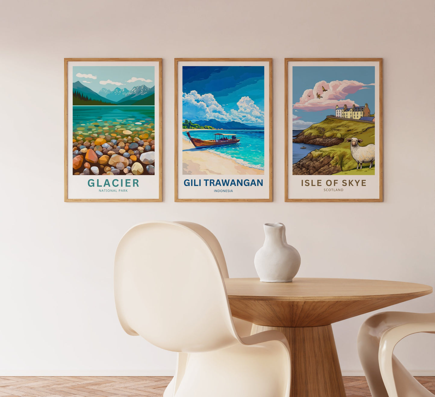 Gili Trawangan Travel Poster- Indonesia Captivating Island
