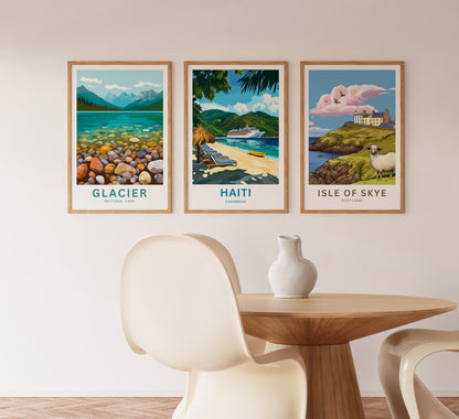 Haiti Travel Poster - Anchored in Paradise