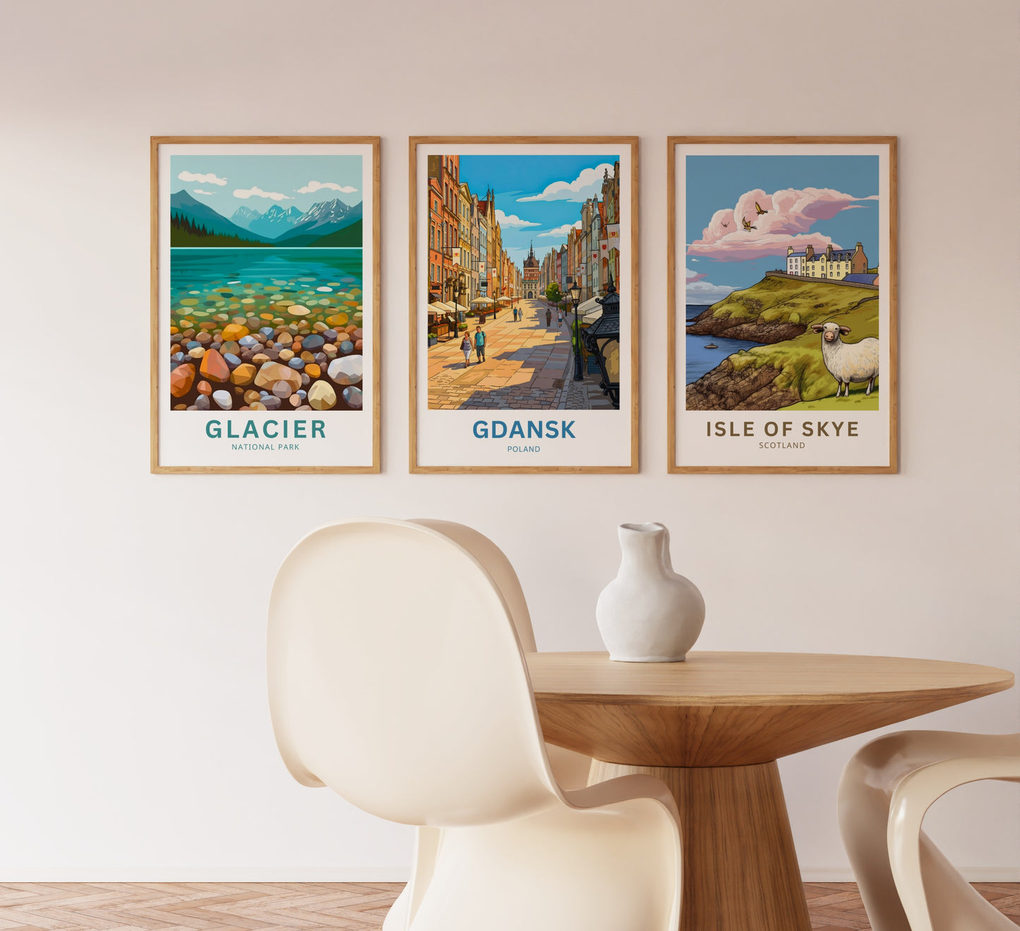 Gdańsk  Travel Poster - Summer Strolls