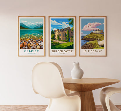Tulloch Castle Travel Poster - Historic