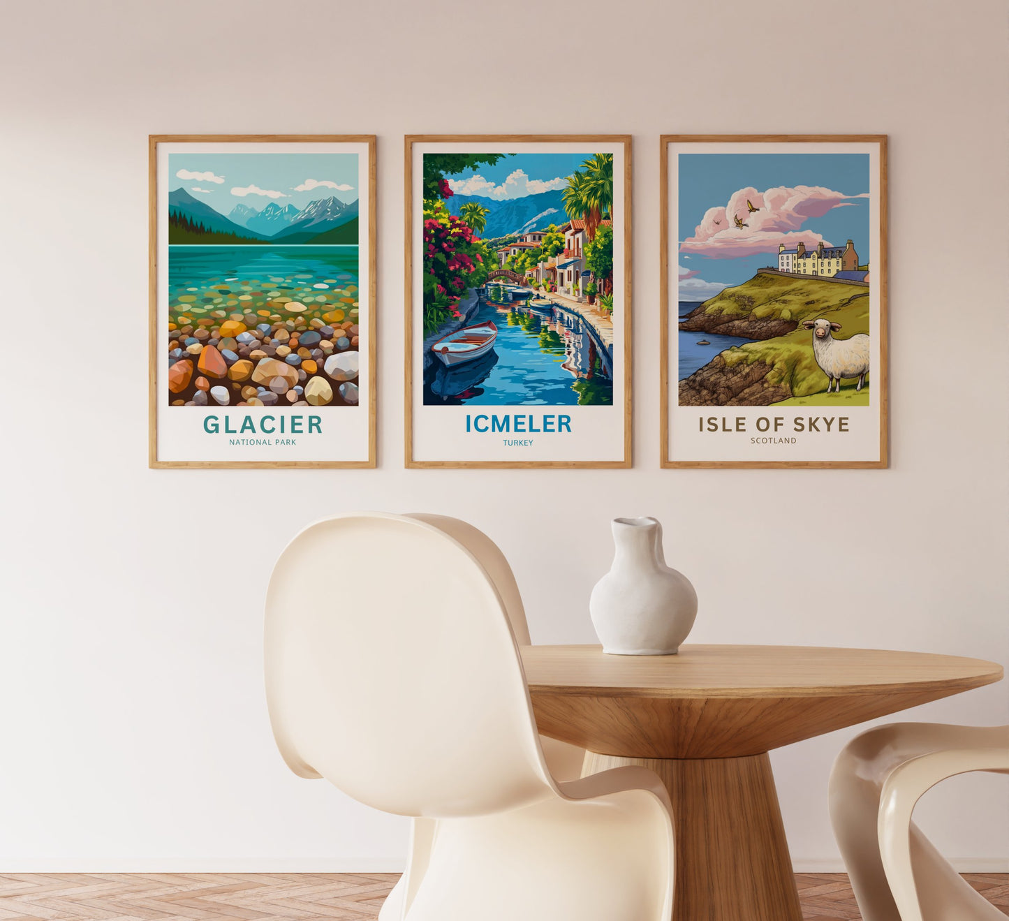 Içmeler Travel Poster- Mesmerizing Relaxing Beach