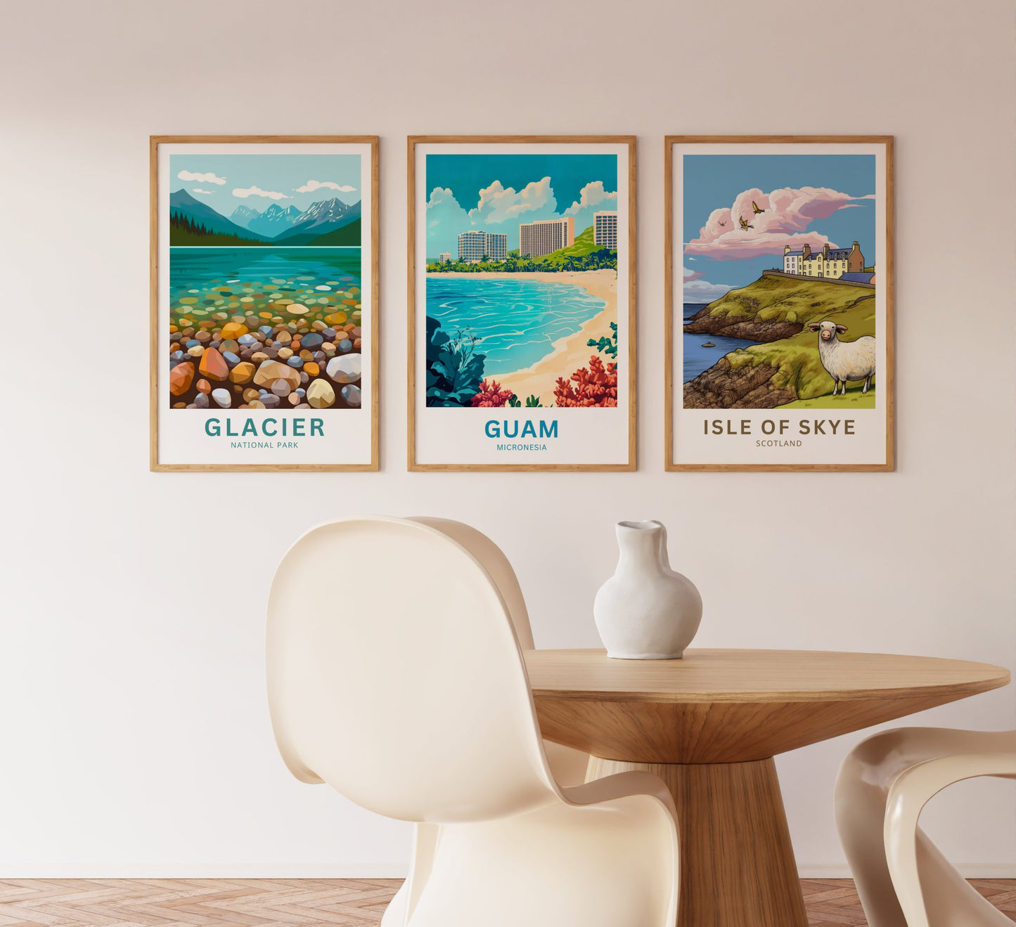 Guam Travel Poster - Escape in the Heart of Guam