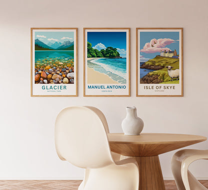 Manuel Antonio Travel Poster - Costa Rica