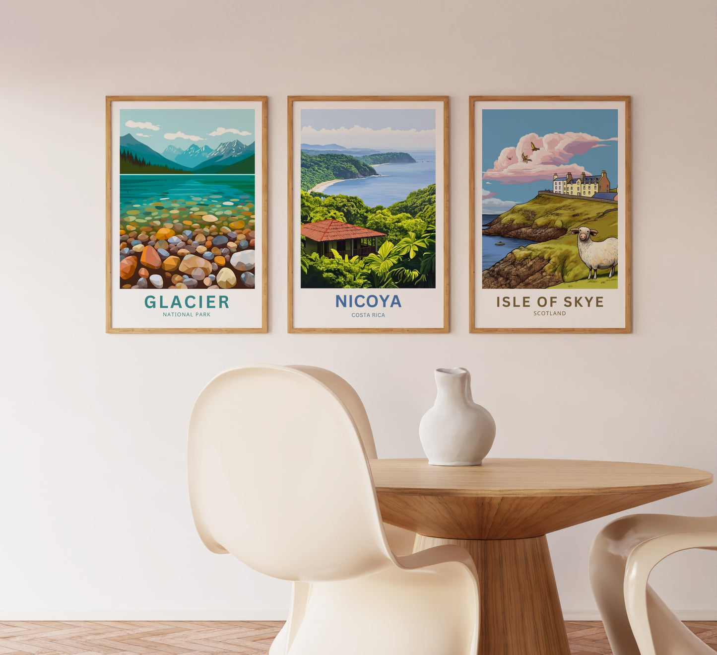 Nicoya, Costa Rica Travel Poster  - Captivating Serenity