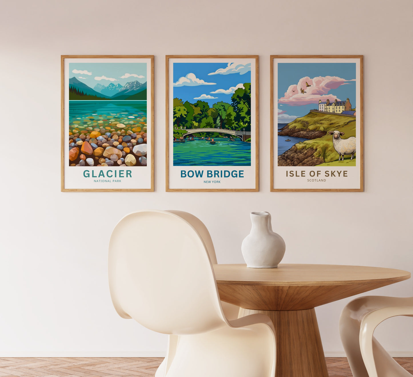 Bow Bridge  Travel Poster - Boating